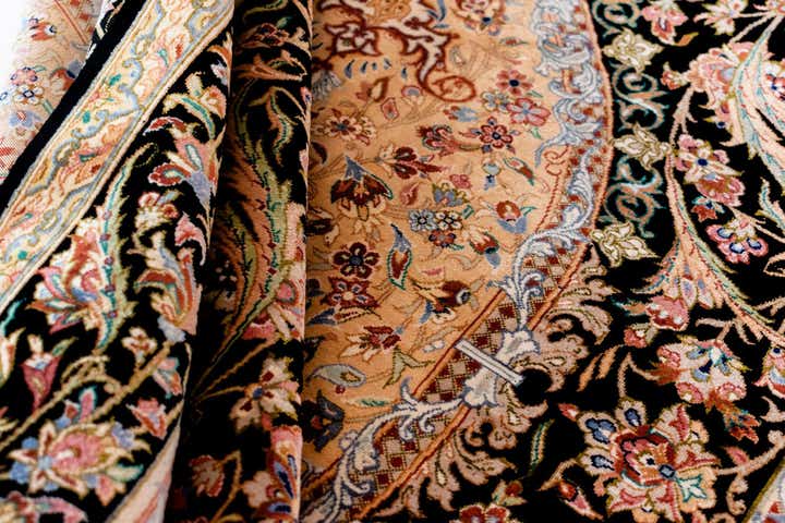 3' 3 x 4' 11 Ghom Silk Rug