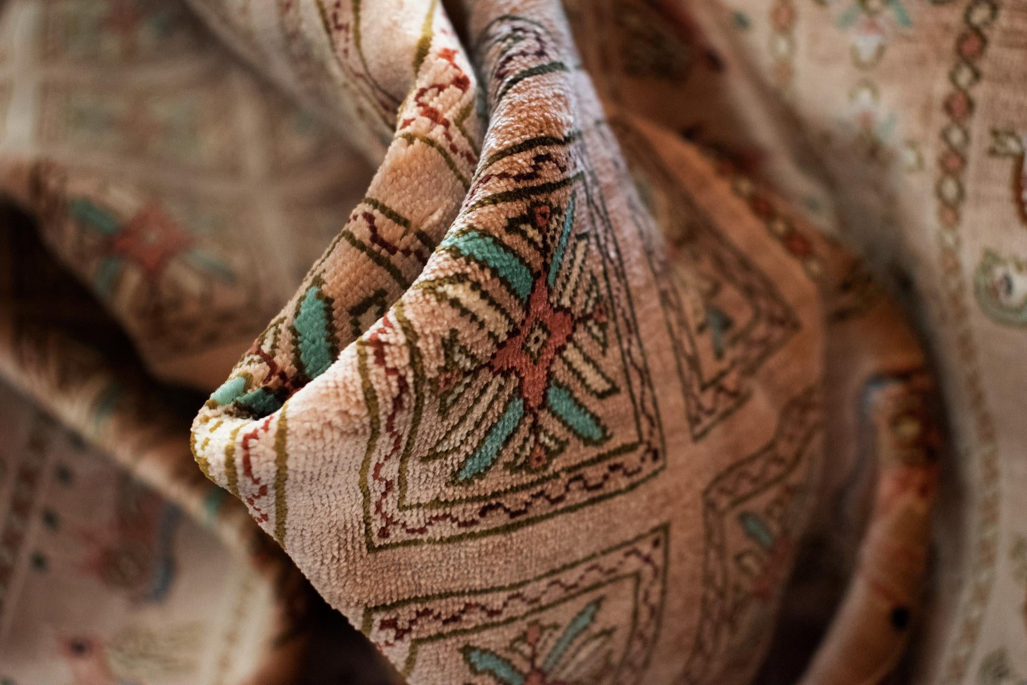3' 3 x 4' 11 Ghom Silk Rug