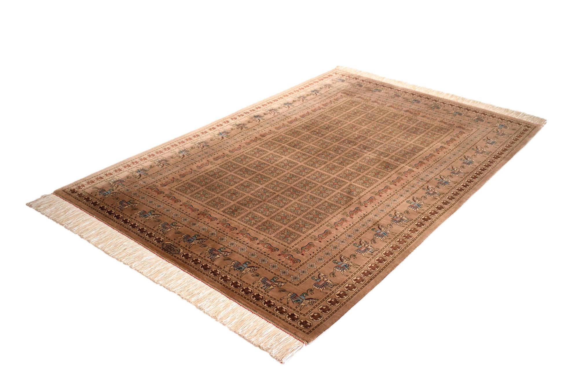 3' 3 x 4' 11 Ghom Silk Rug