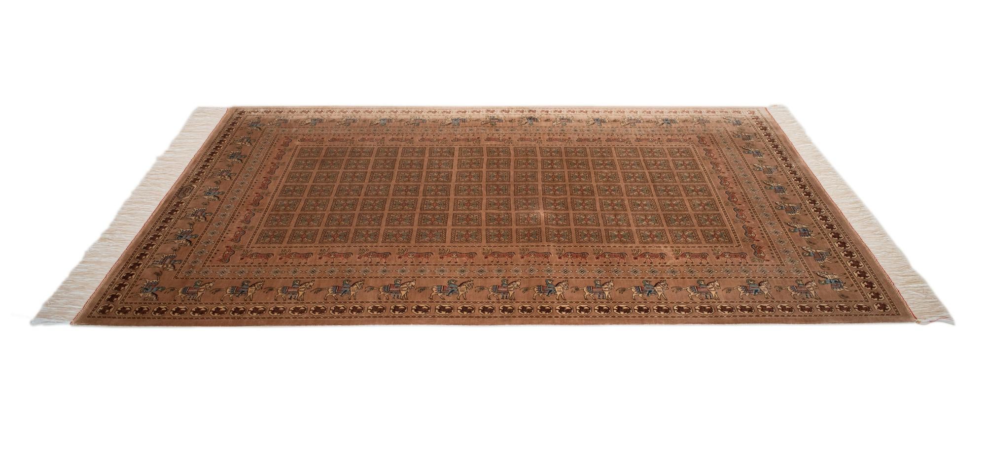 3' 3 x 4' 11 Ghom Silk Rug
