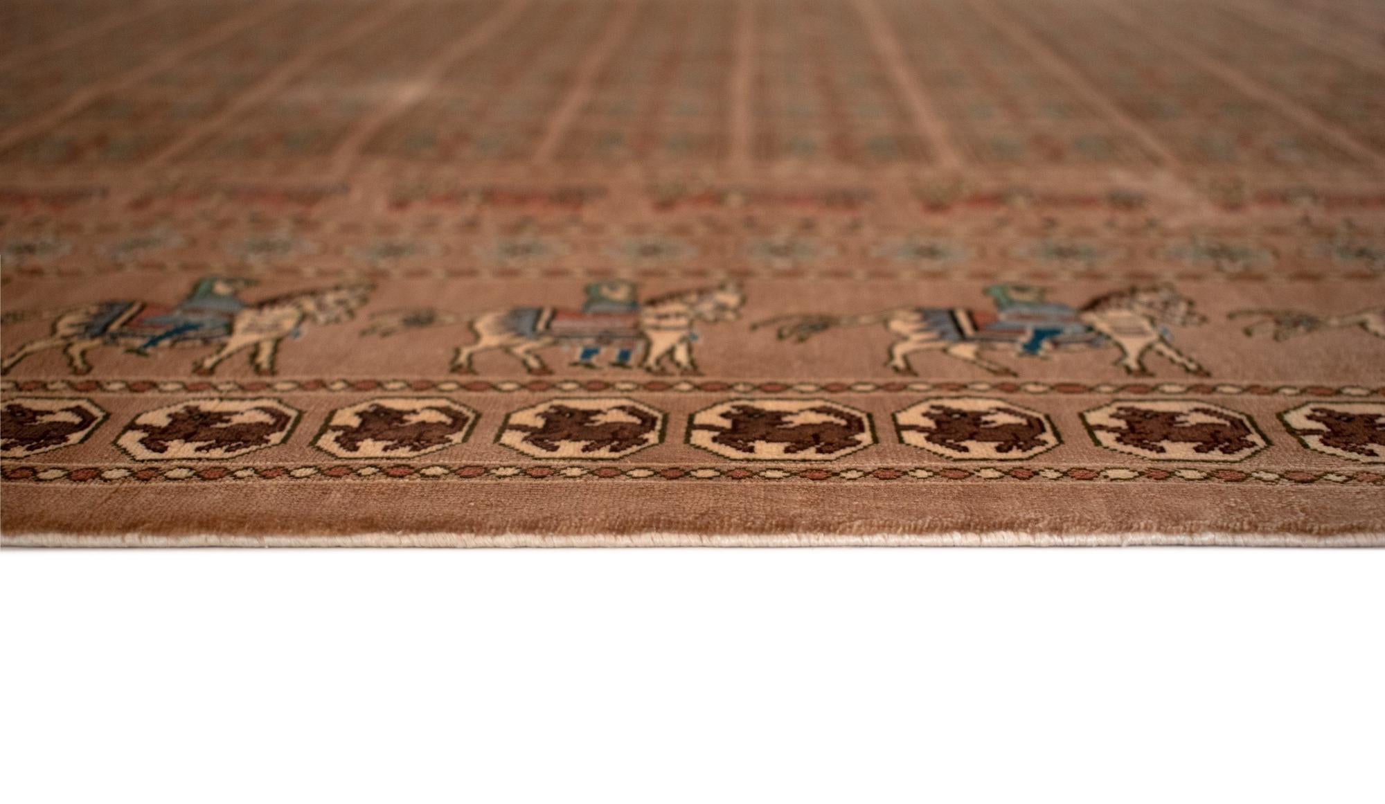 3' 3 x 4' 11 Ghom Silk Rug
