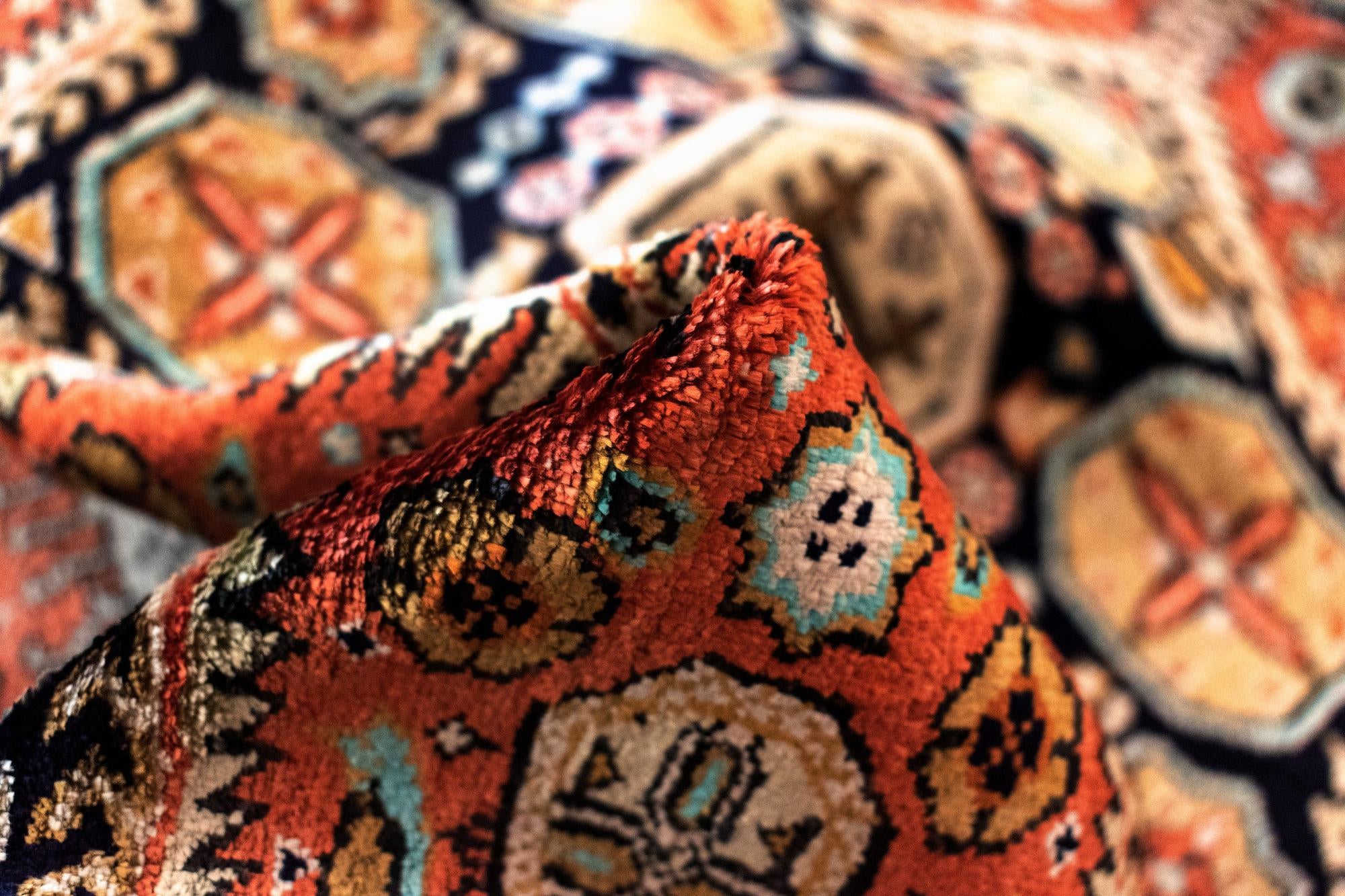 1' 10 x 2' 8 Ghom Silk Rug