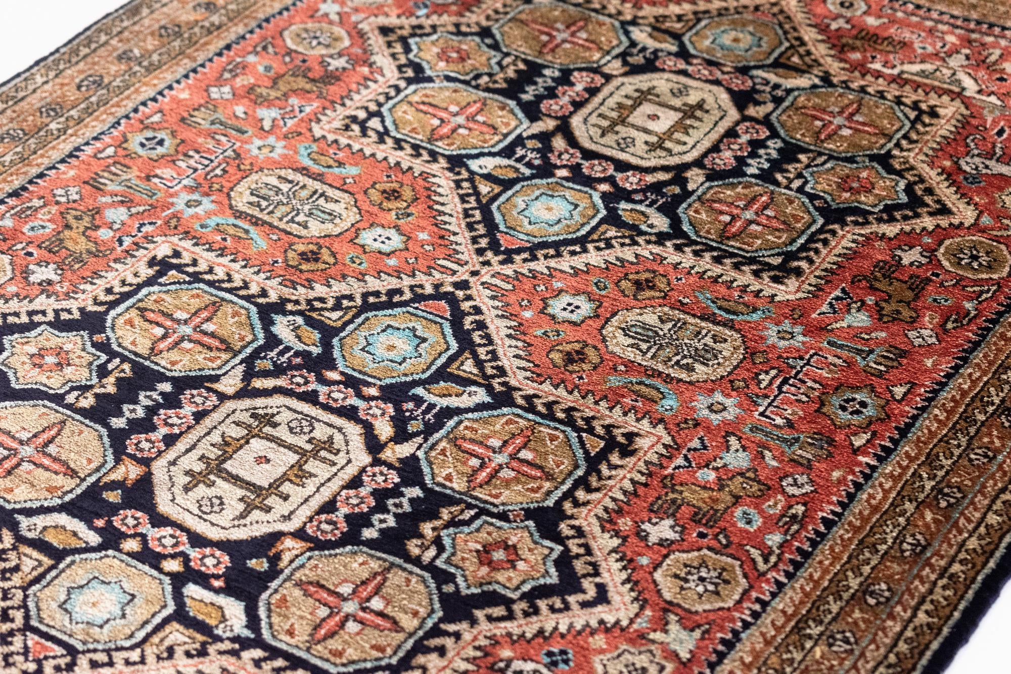 1' 10 x 2' 8 Ghom Silk Rug