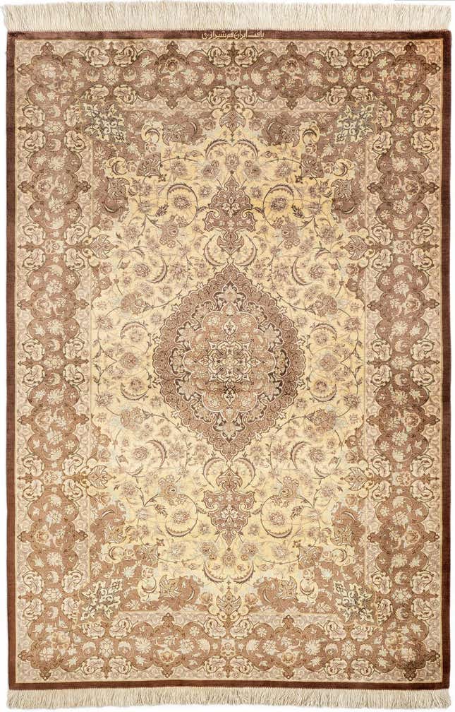 3' 3 x 5' Ghom Silk Rug