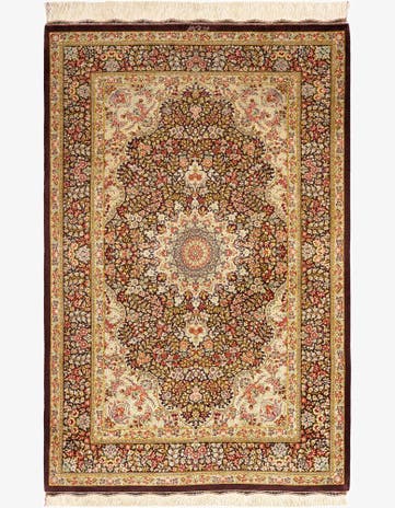 3' 3 x 5' Ghom Silk Rug