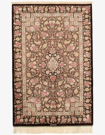 2' 7 x 3' 11 Ghom Silk Rug