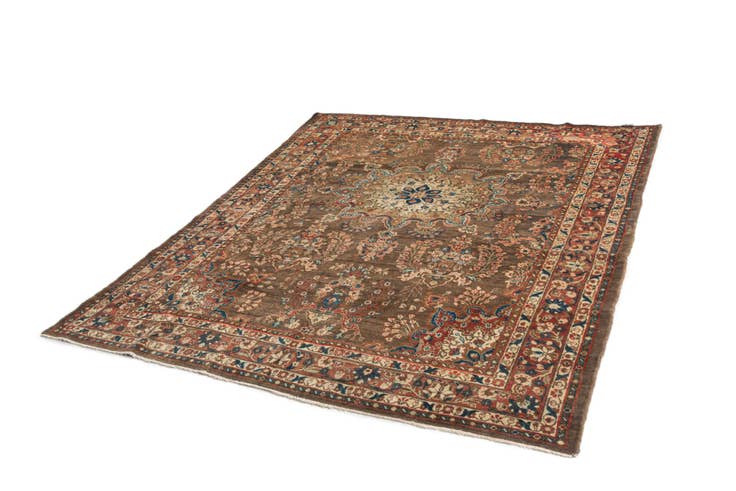 Detail image of 7' 2 x 8' 10 Hamedan Wool Rug
