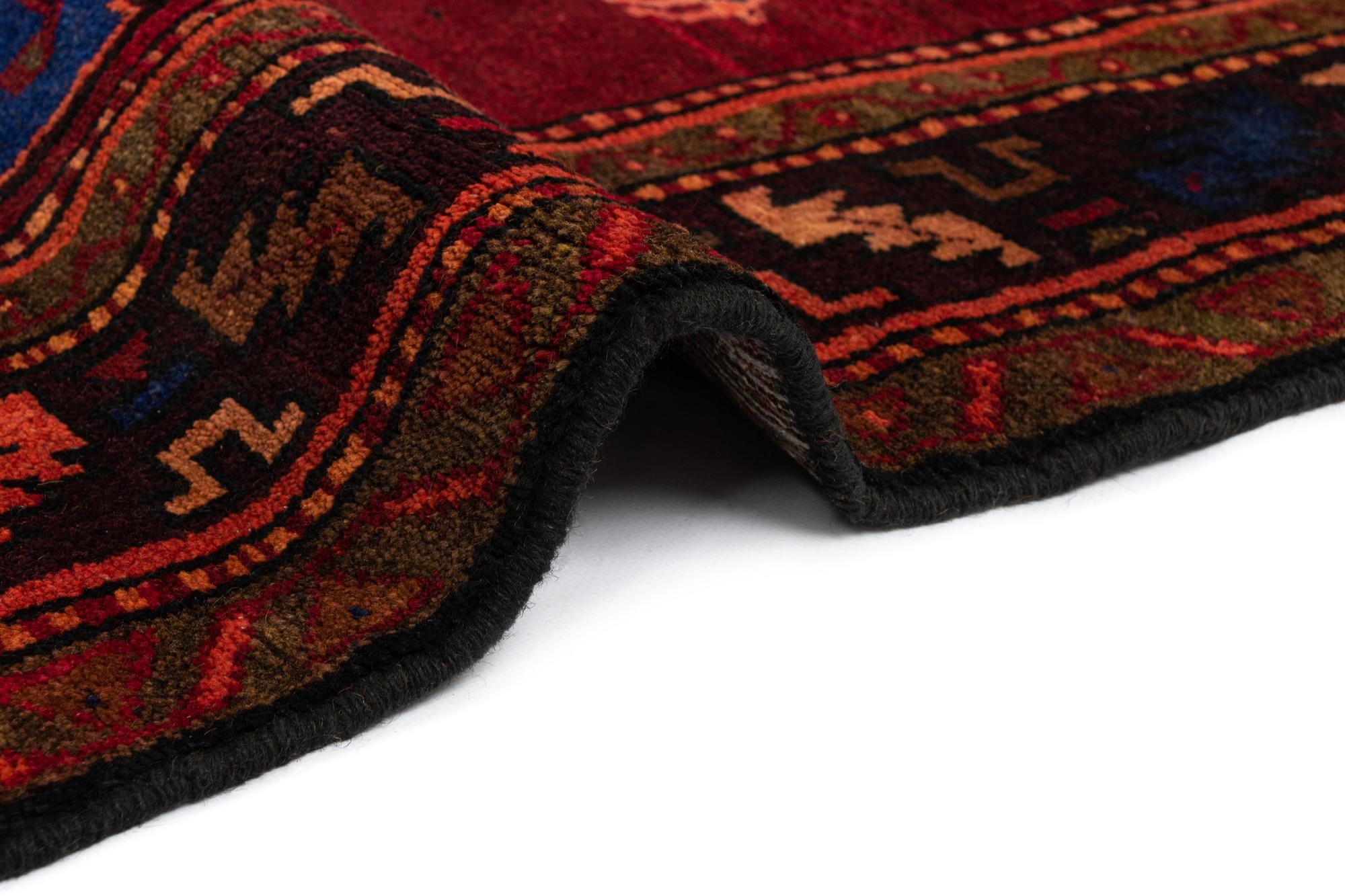 4' 1 x 7' 6 Hamedan Wool Rug
