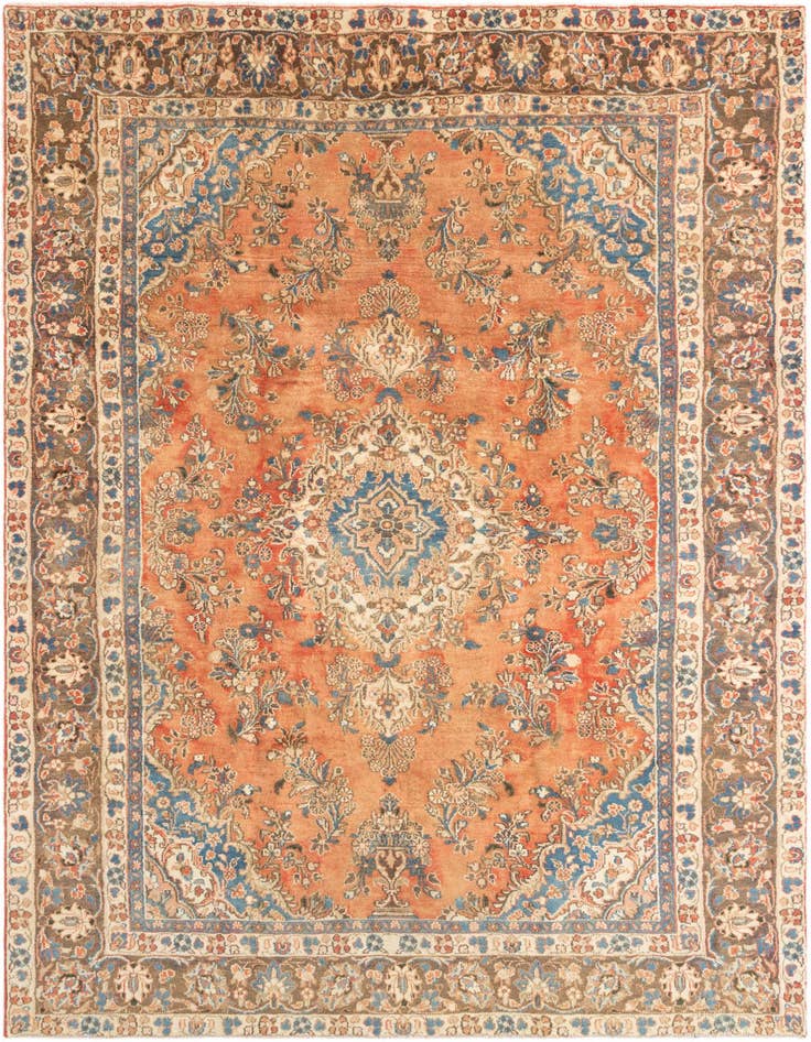 Detail image of 7' 9 x 11' 3 Hamedan Rug
