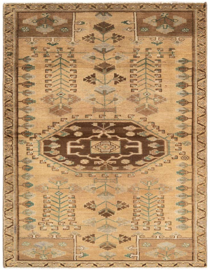 Detail image of 3' 5 x 8' 9 Hamedan Rug