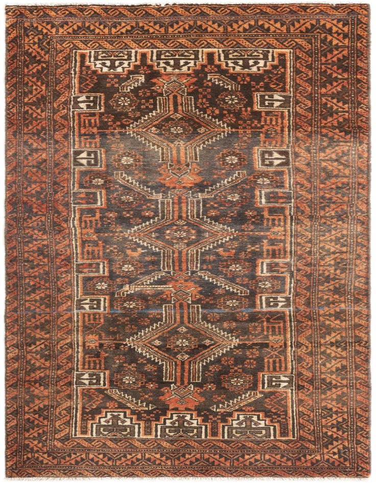 Detail image of 2' 9 x 6' Hamedan Rug