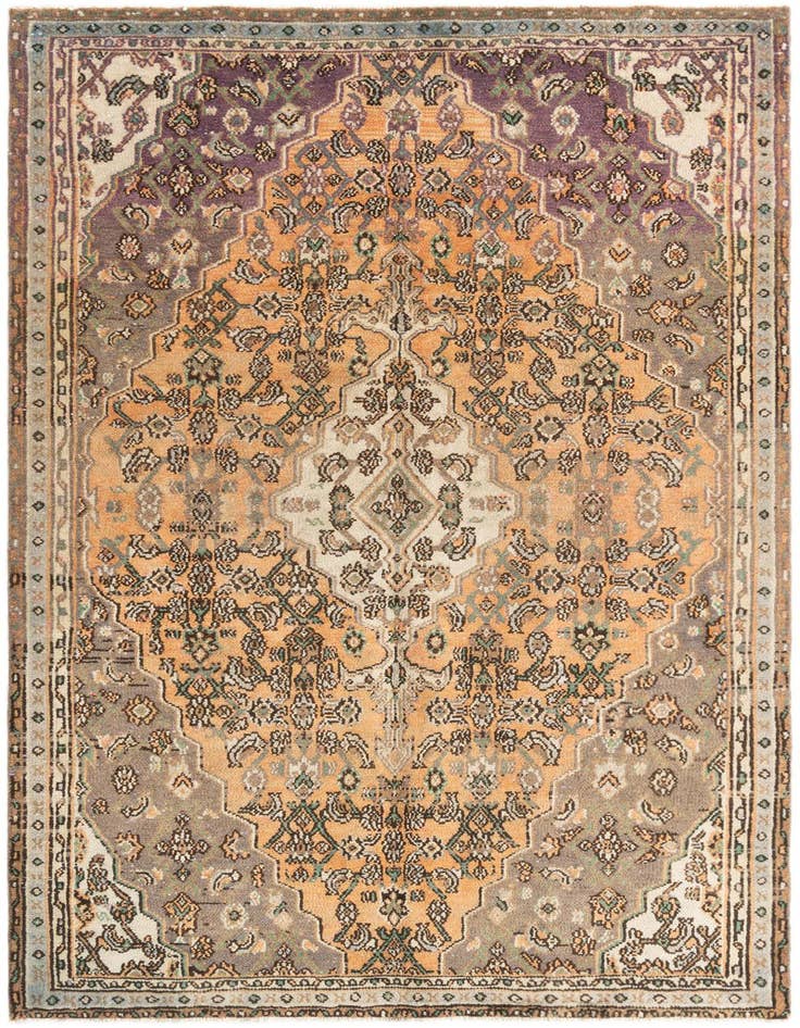 Detail image of 5' 2 x 8' 5 Hamedan Rug
