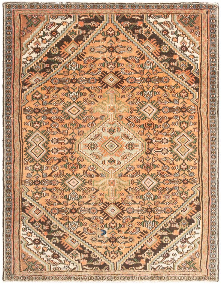 Detail image of 4' 10 x 8' 2 Hamedan Rug
