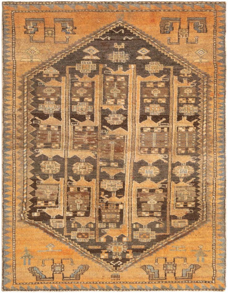 Detail image of 3' 4 x 7' 10 Hamedan Rug
