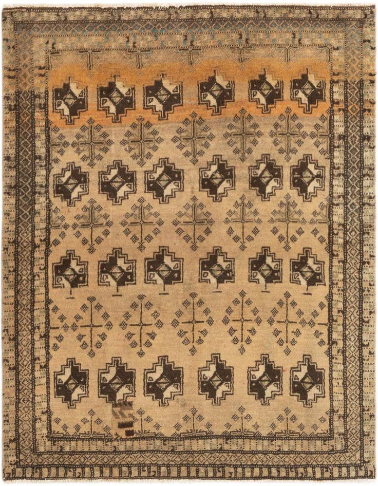 Detail image of 3' 6 x 4' 8 Hamedan Rug