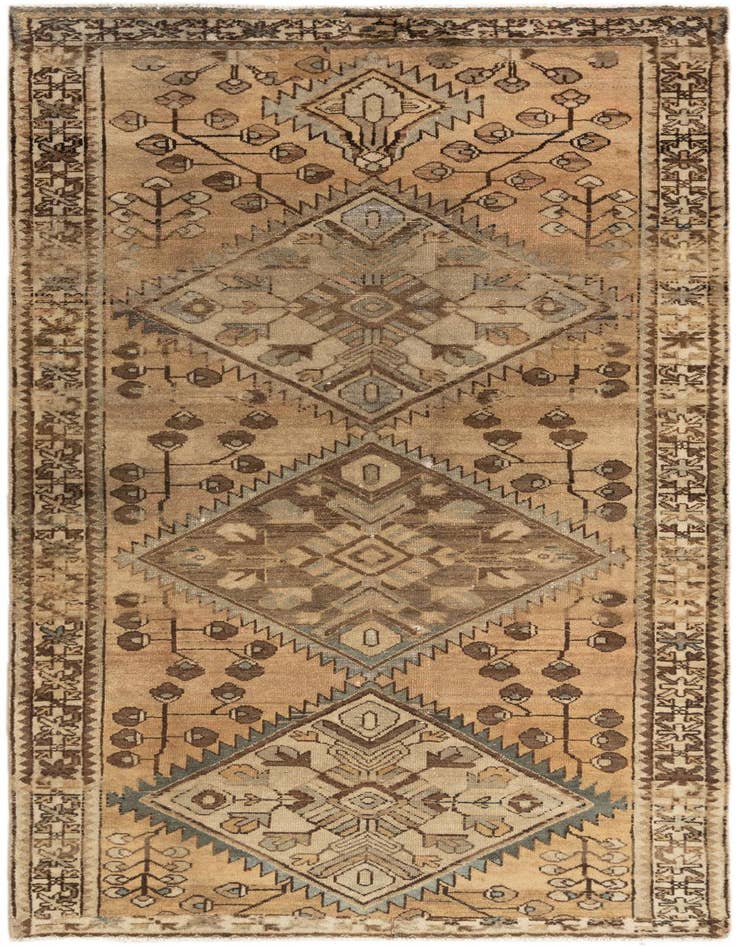 Detail image of 3' 11 x 8' 8 Hamedan Rug