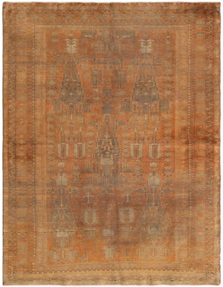 Detail image of 4' 4 x 8' 7 Hamedan Rug
