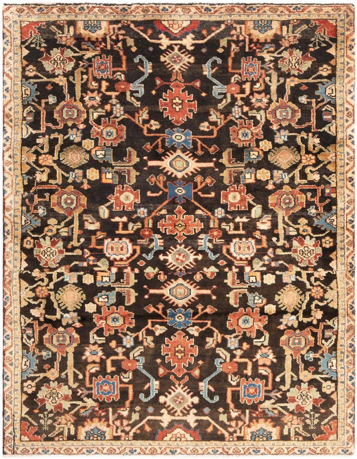 Detail image of 4' 1 x 6' Hamedan Rug
