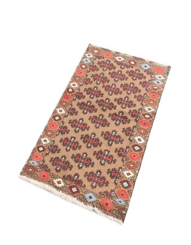 Detail image of 2' 7 x 4' Hamedan Rug