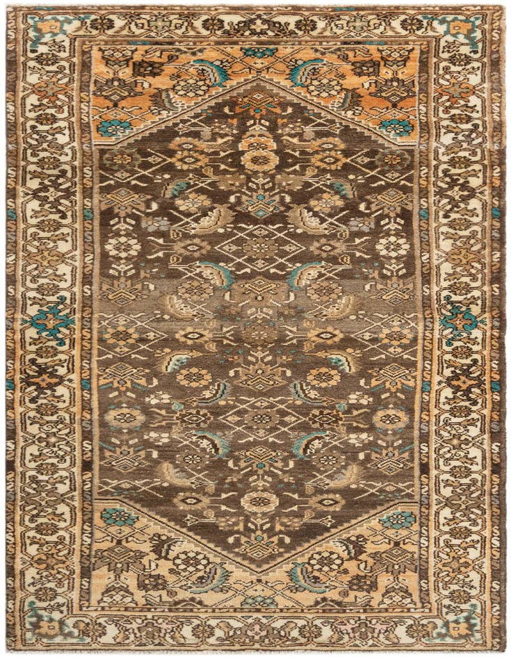 Detail image of 3' 4 x 9' 1 Hamedan Rug