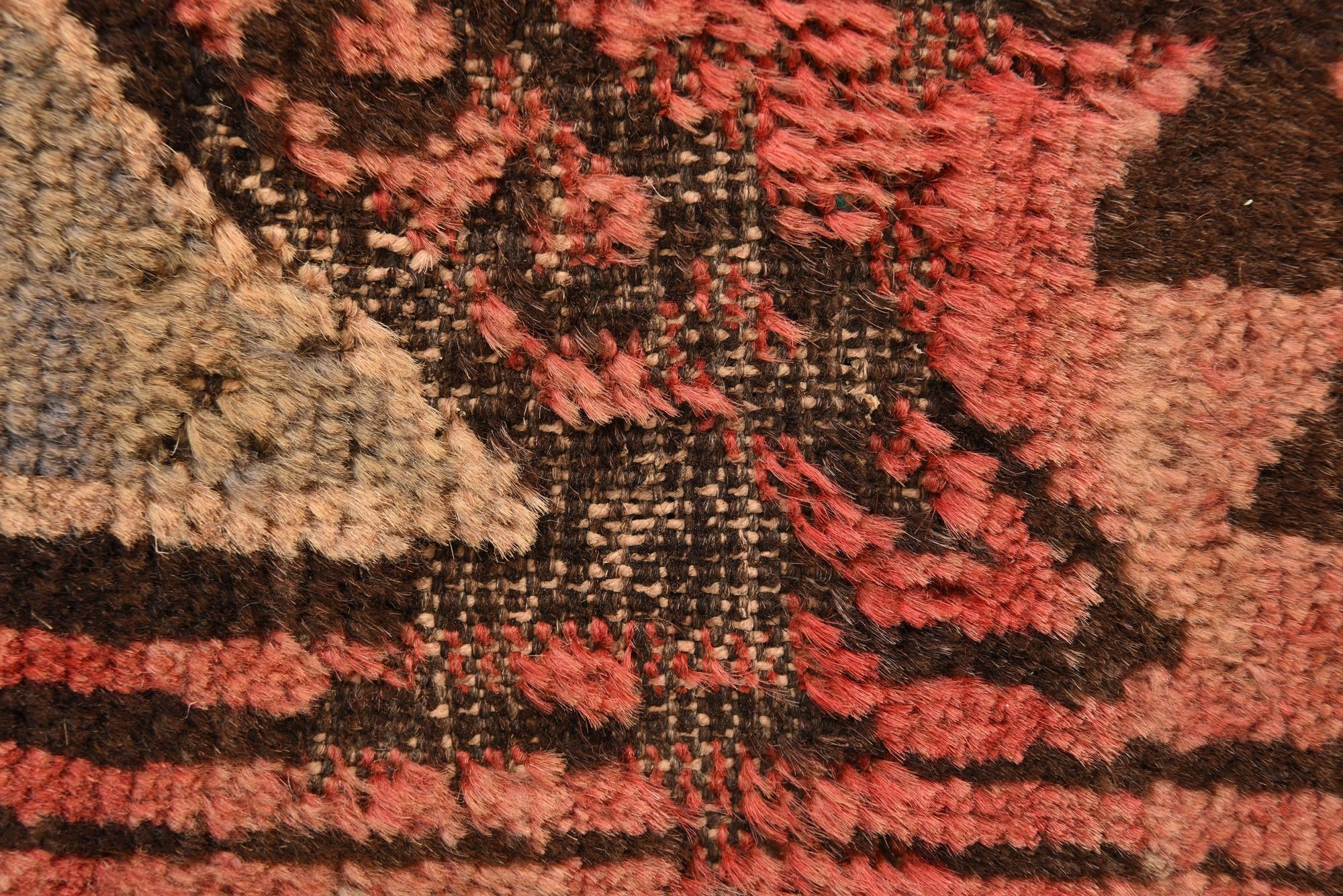 4' 2 x 6' 4 Hand Knotted Hamedan Persian Wool Rug