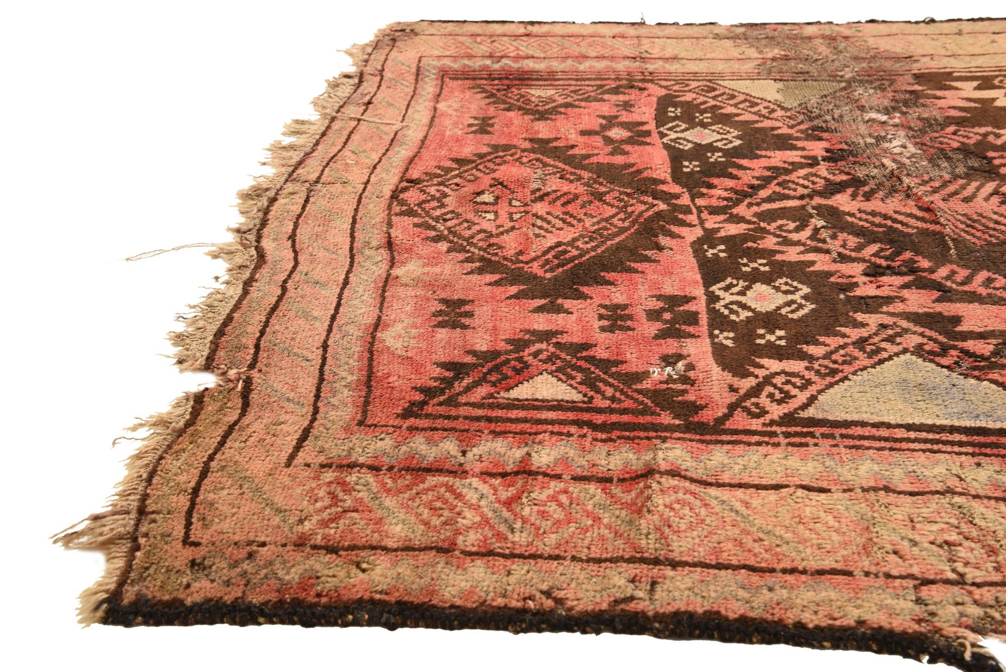 4' 2 x 6' 4 Hand Knotted Hamedan Persian Wool Rug