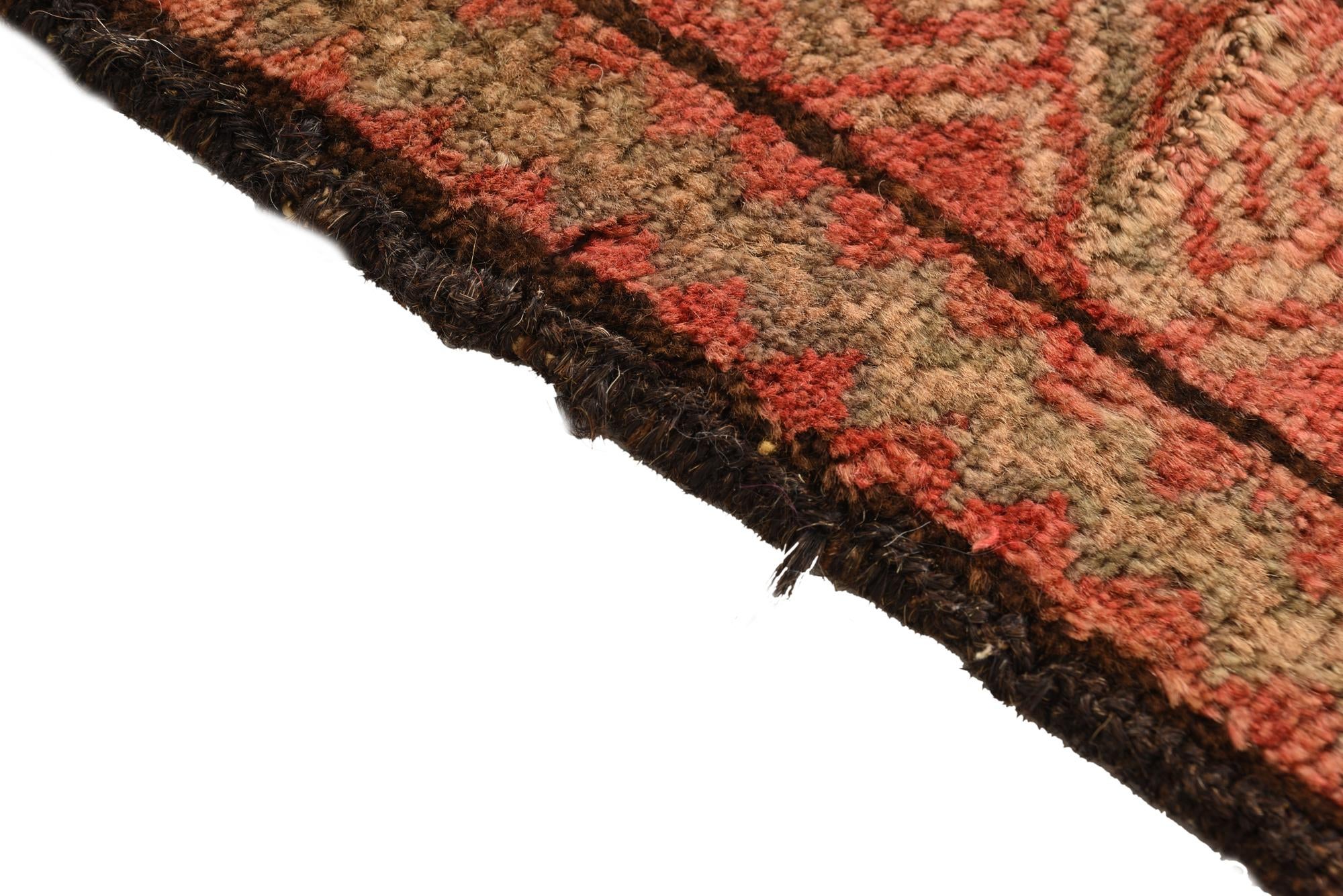 4' 2 x 6' 4 Hand Knotted Hamedan Persian Wool Rug