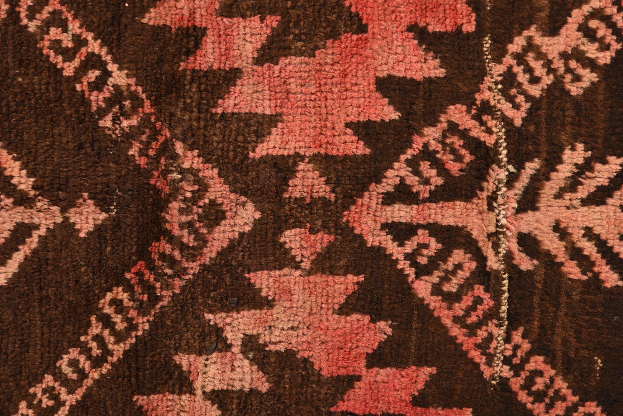 4' 2 x 6' 4 Hand Knotted Hamedan Persian Wool Rug