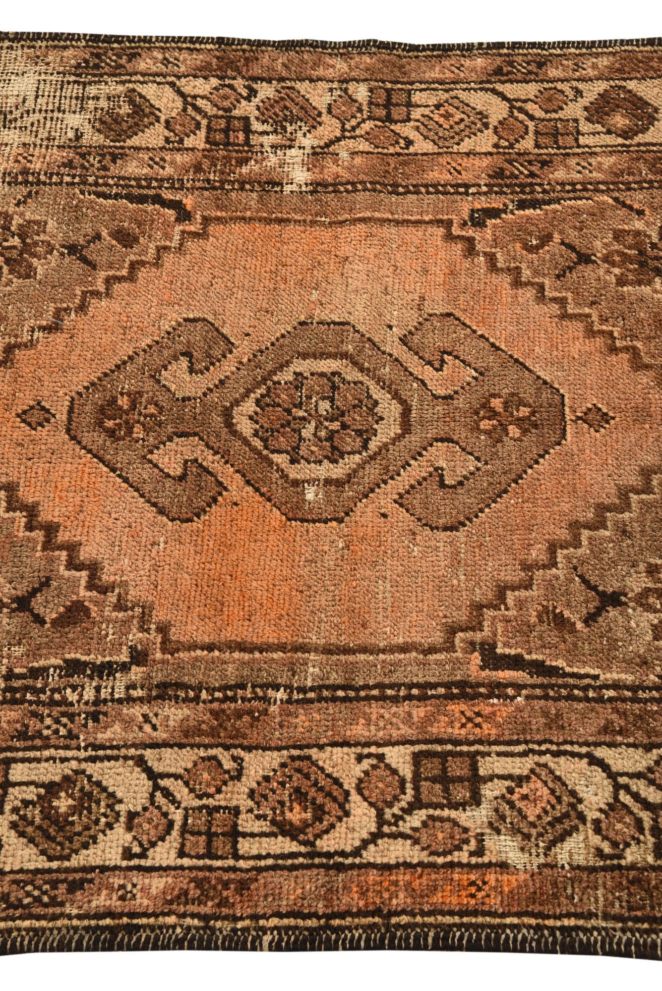 3' 4 x 5' 7 Hand Knotted Hamedan Persian Wool Rug