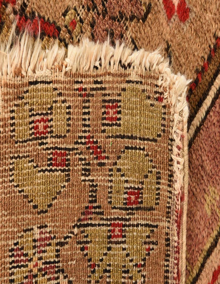 Detail image of 3' 8 x 6' 10 Hand Knotted Hamedan Persian Wool Rug