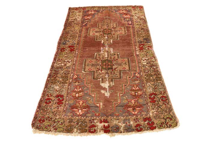 110cm x 210cm anudado a mano Hamedan Alfombra Persa Lana