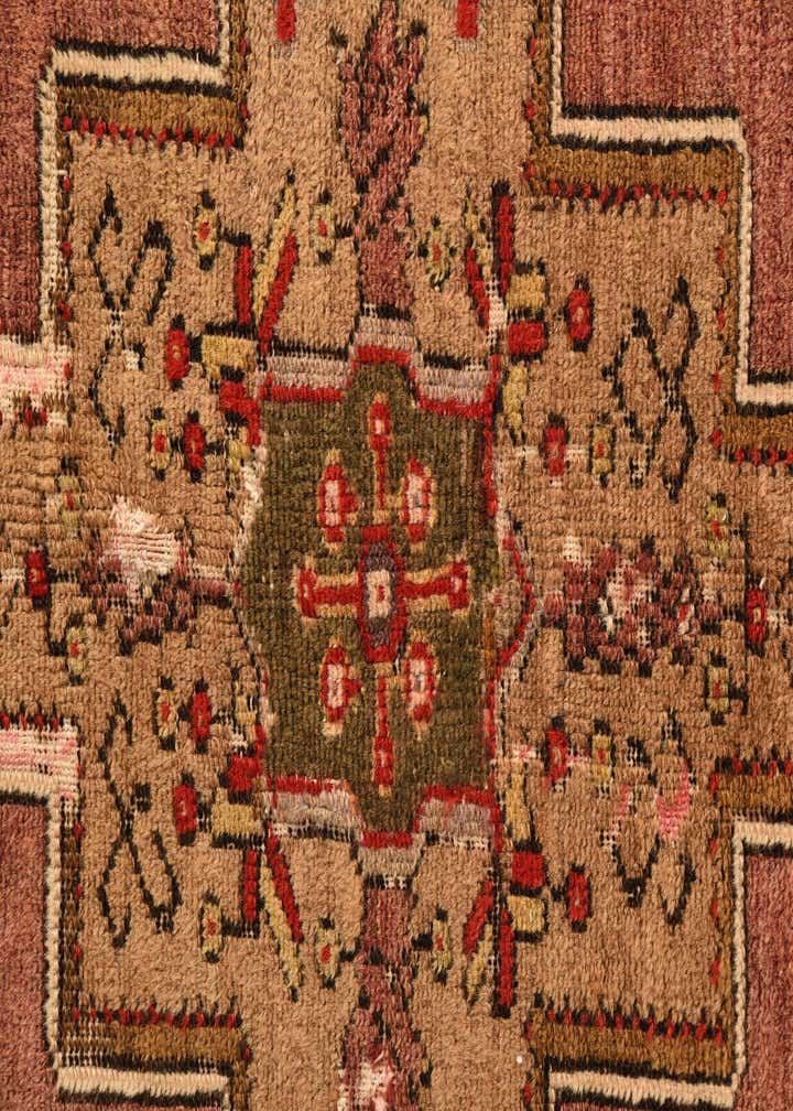 3' 8 x 6' 10 Hand Knotted Hamedan Persian Wool Rug