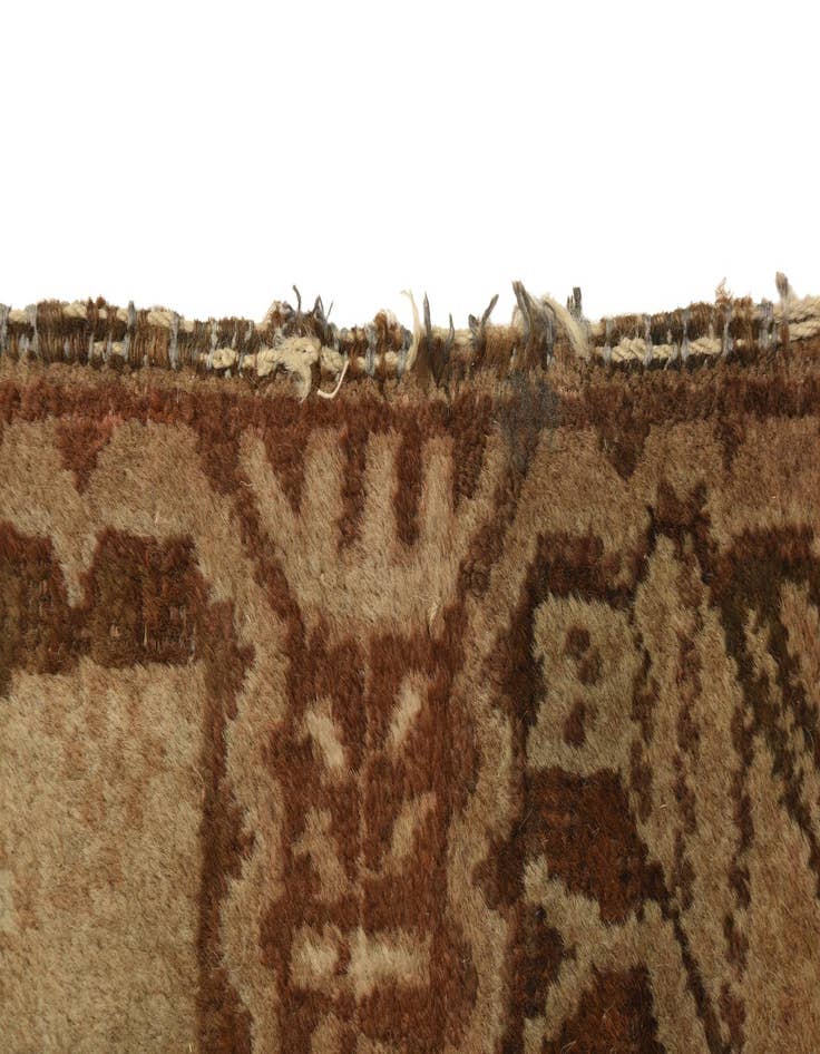 Detail image of 6' 5 x 9' 9  Hand Knotted Hamedan Persian Wool Rug