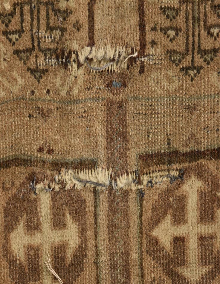 Detail image of 6' 5 x 9' 9  Hand Knotted Hamedan Persian Wool Rug