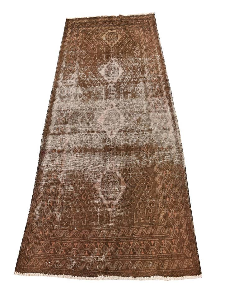 Detail image of 4' 4 x 6' 9  Hand Knotted Hamedan Persian Wool Rug