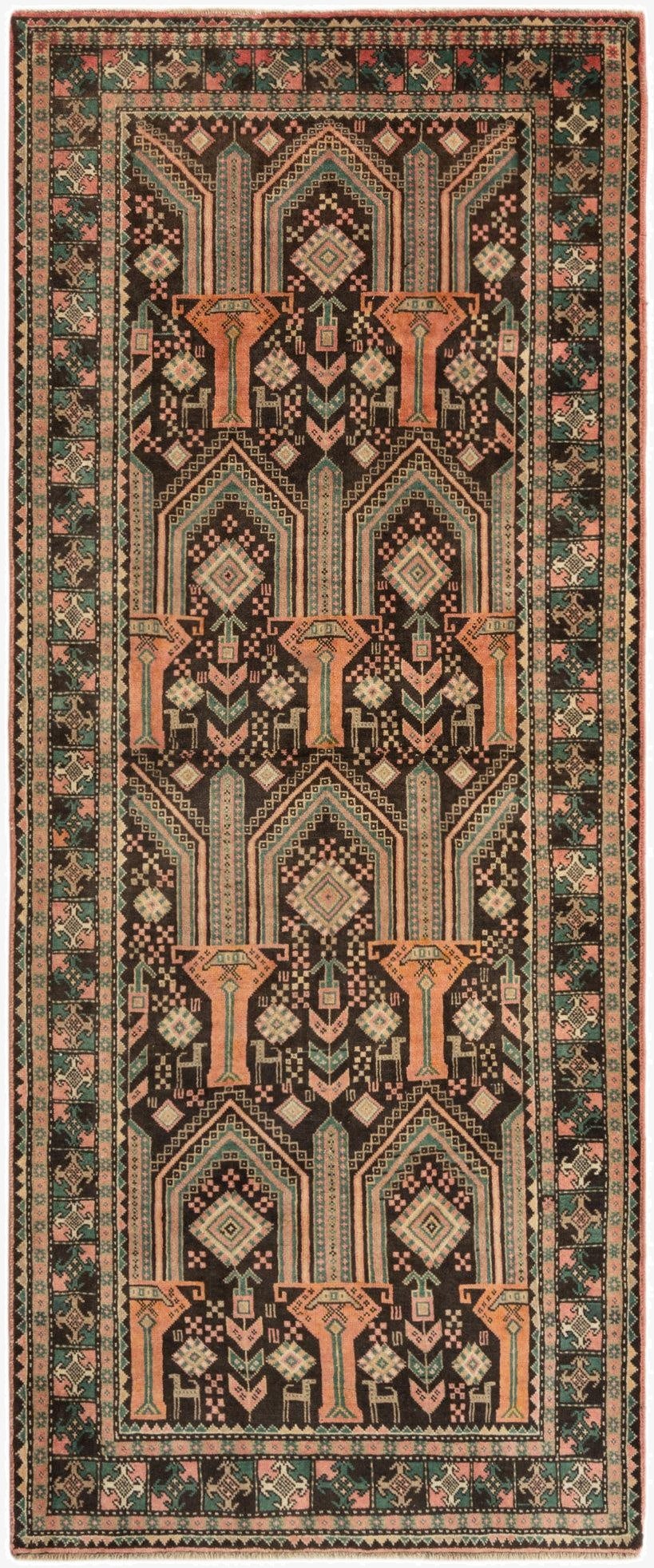 3' 11 x 9' 1 Hamedan Rug