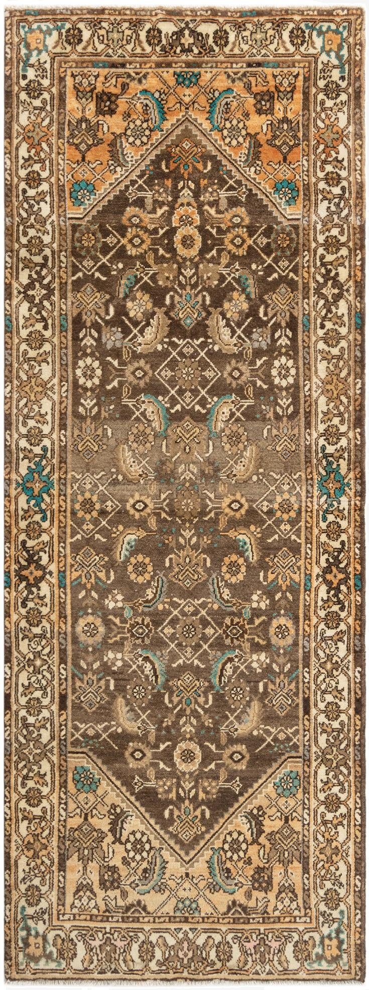 3' 4 x 9' 1 Hamedan Rug