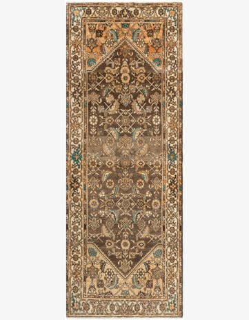 3' 4 x 9' 1 Hamedan Rug