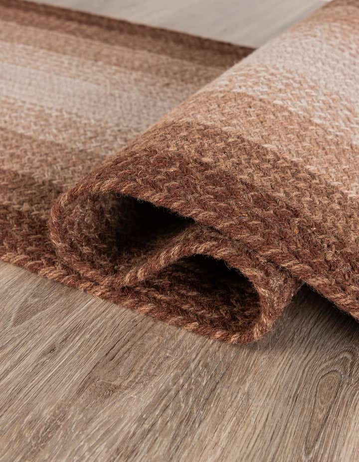 7' 10 x 10' Handmade Hand Braided Wool Rug