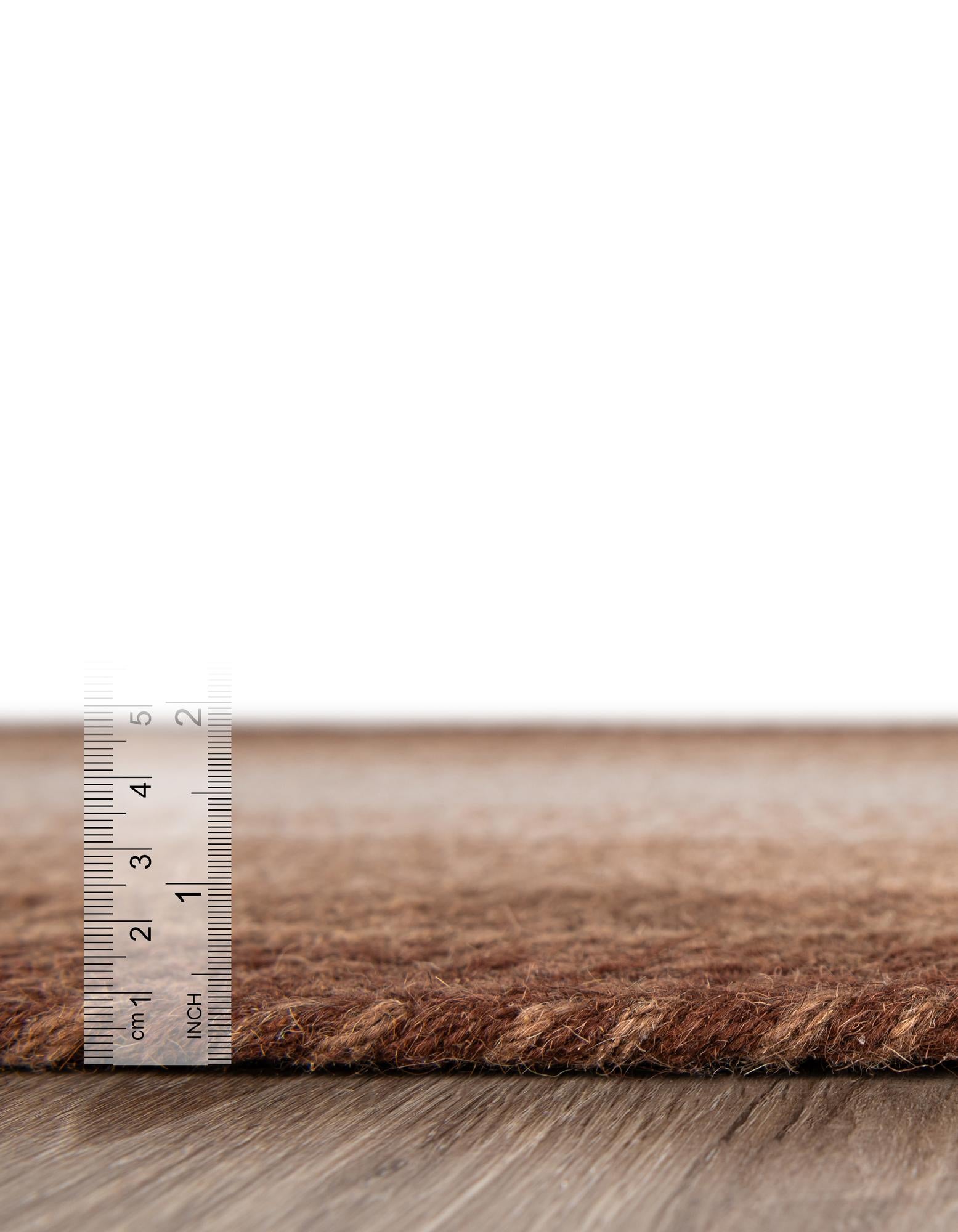 2' x 3' 1 Handmade Hand Braided Wool Rug