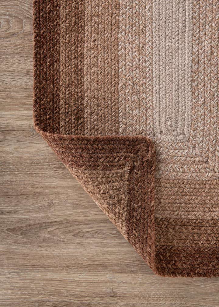 7' 10 x 10' Handmade Hand Braided Wool Rug