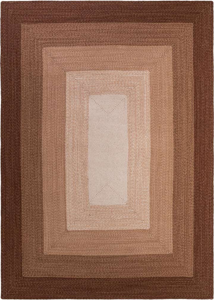 7' 10 x 10' Handmade Hand Braided Wool Rug