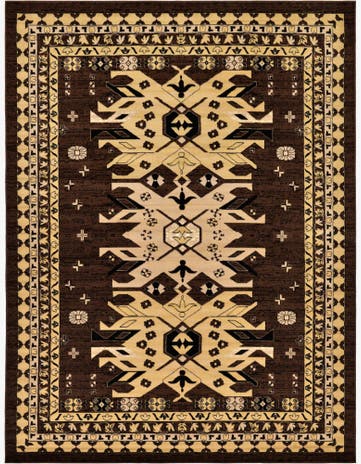 Brown Heris Rug