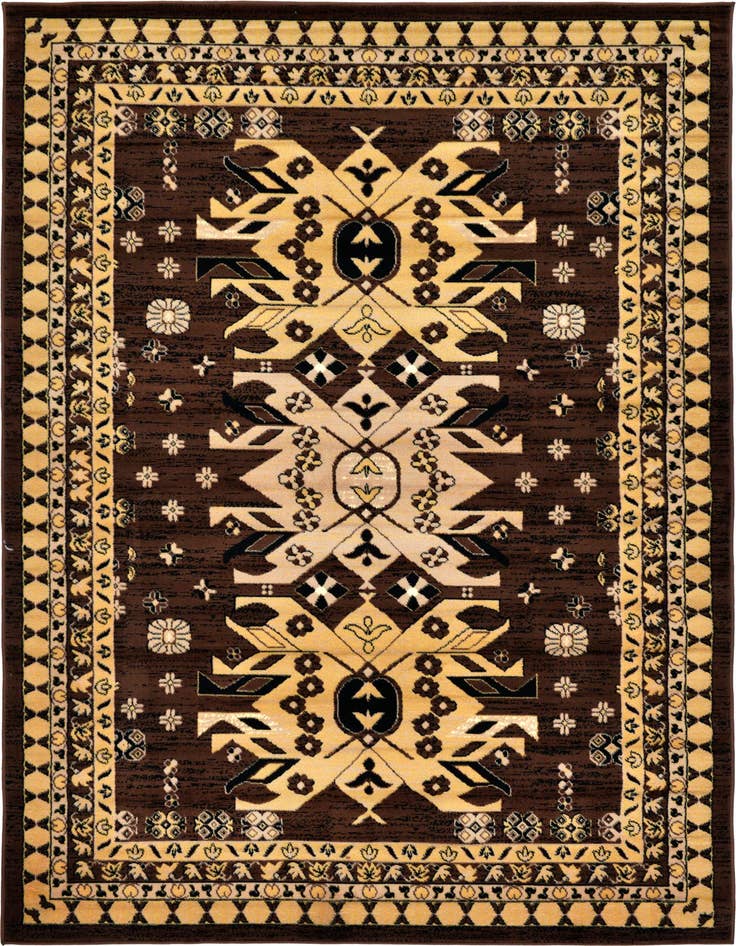 Detail image of 6' x 9' Heriz Design Rug