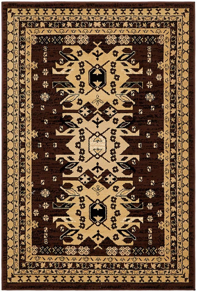 Detail image of 4' x 6' Heriz Design Rug