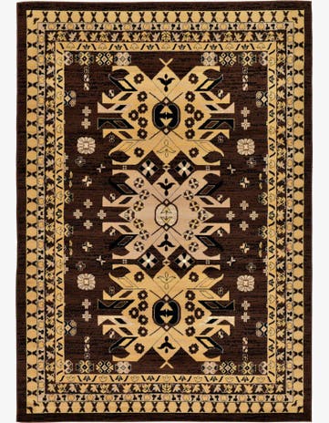 7' x 10' Heriz Design Rug