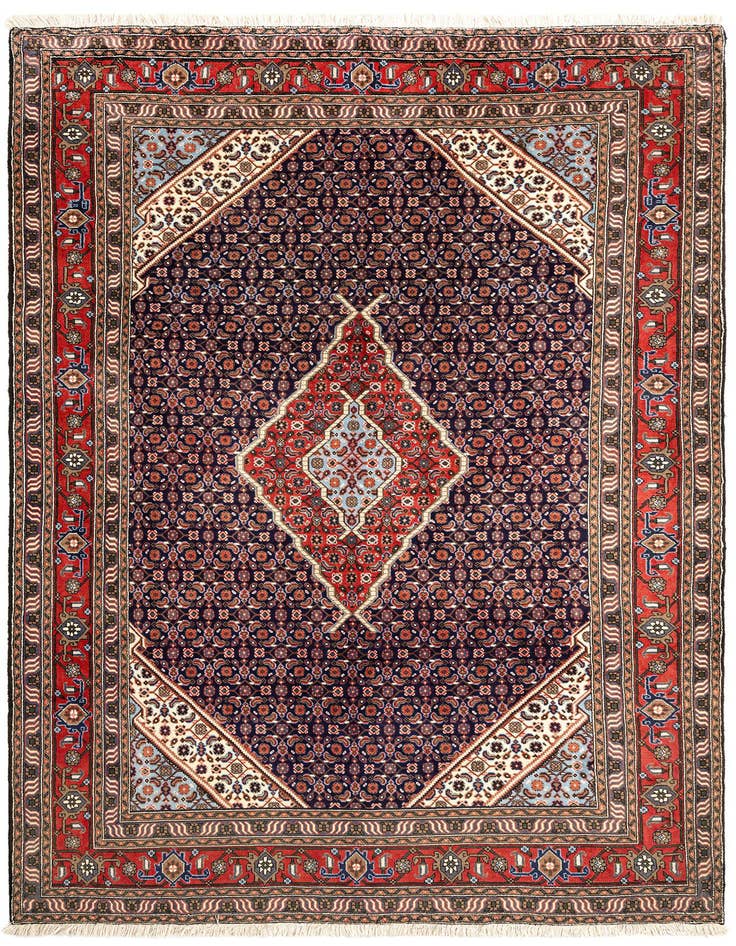 Detail image of 7' 6 x 10' 8 Heriz Wool Rug