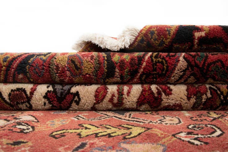 Detail image of 8' 8 x 11' 1 Hand Knotted Heriz Persian Wool Rug