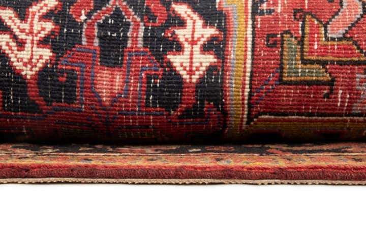 8' 8 x 11' 1 Hand Knotted Heriz Persian Wool Rug