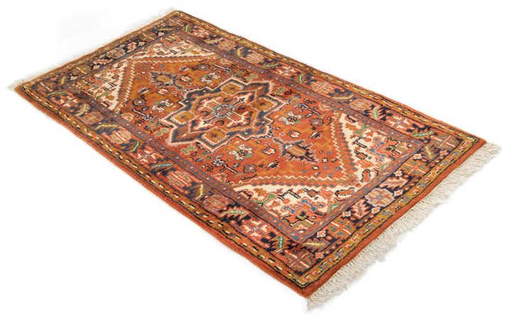 3' 2 x 5' 5 Hand Knotted Heriz Wool Rug